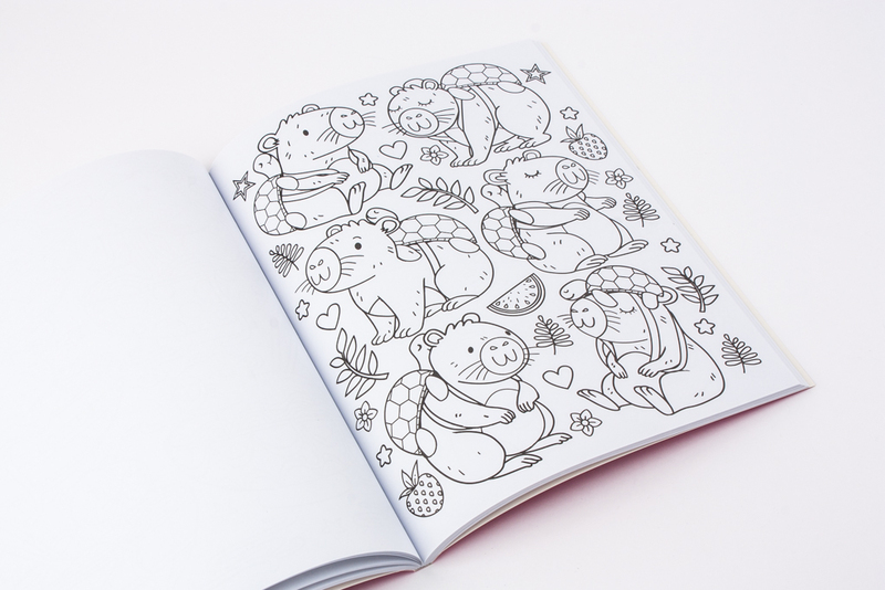Capybara Cuties - Cozy Kleurboek 6