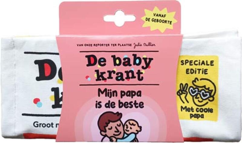 Omslag van boek: De babykrant: Mijn papa is de beste