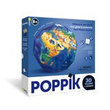 De aarde - 3D wereldbol inclusief stickers 1