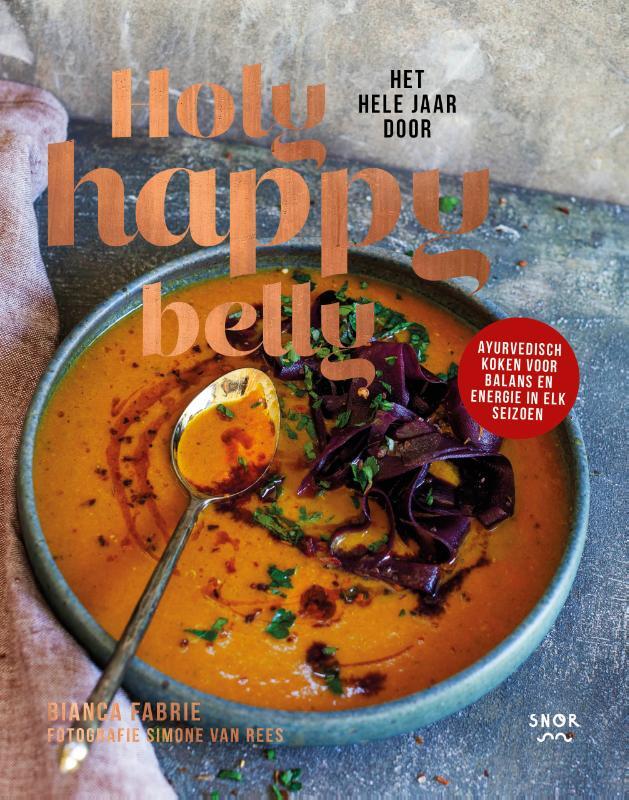 Omslag van boek: Holy Happy Belly het hele jaar door