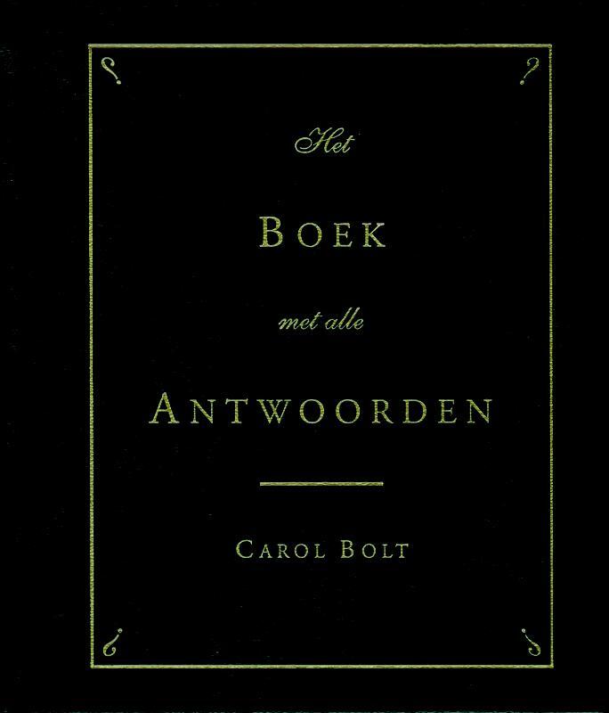 Omslag van boek: Het boek met alle antwoorden - mini