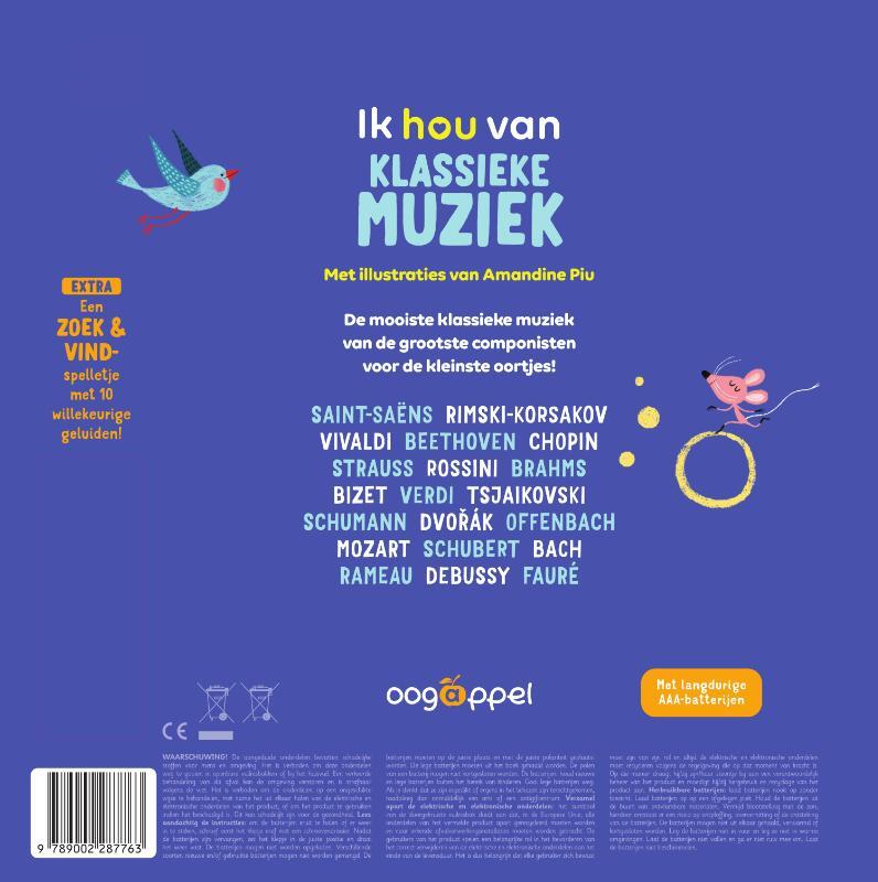 Ik hou van klassieke muziek: geluidenboek met de 20 mooiste fragmenten 2