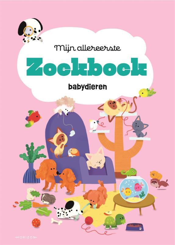 Omslag van boek: Mijn allereerste zoekboek: Babydieren
