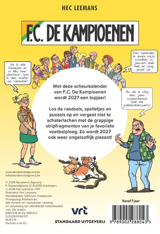 2027F.C. De Kampioenen scheurkalender 2