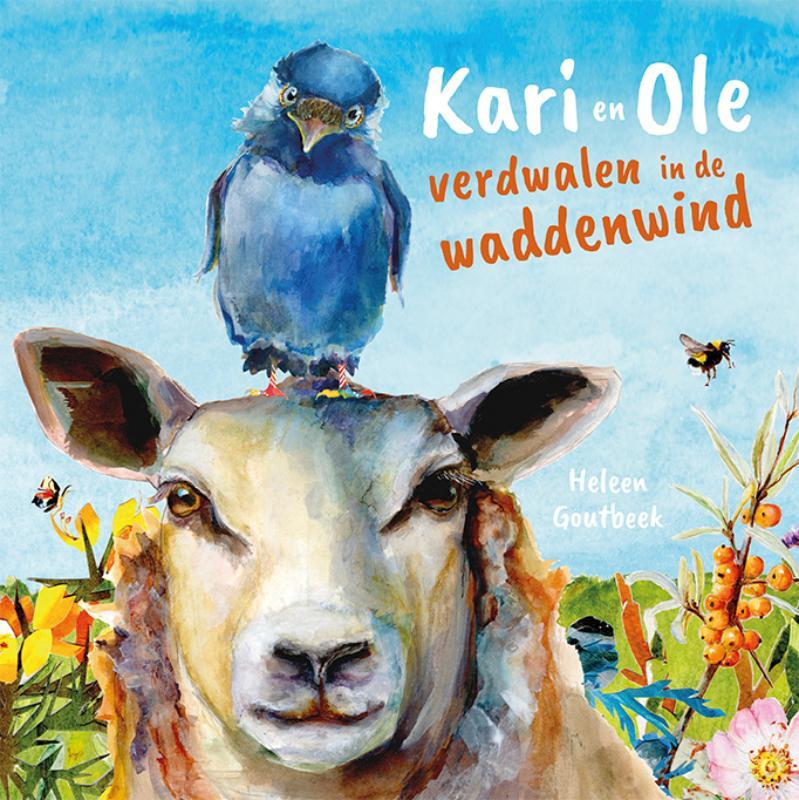 Omslag van boek: Kari en Ole verdwalen in de waddenwind