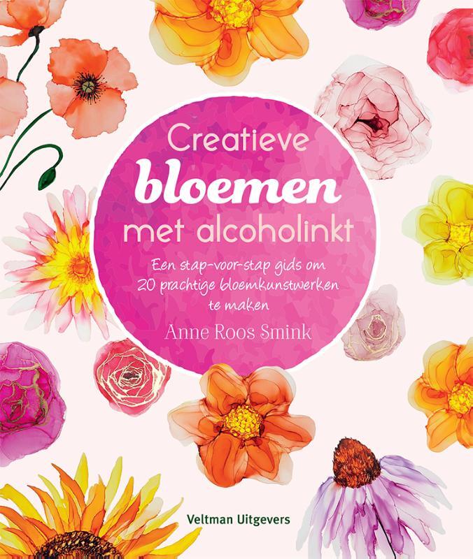 Omslag van boek: Creatieve bloemen met alcoholinkt