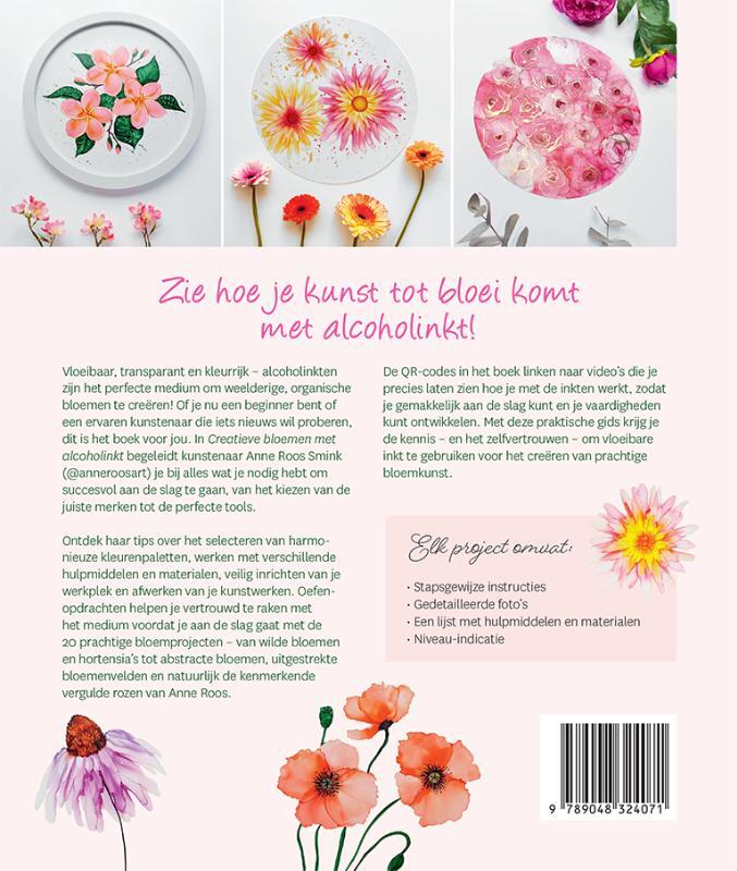 Creatieve bloemen met alcoholinkt 2