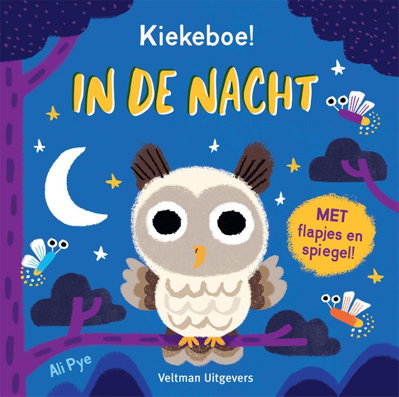 Omslag van boek: Kiekeboe! In de nacht