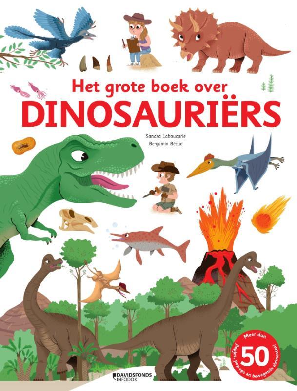 Omslag van boek: Het grote boek over dinosauriërs