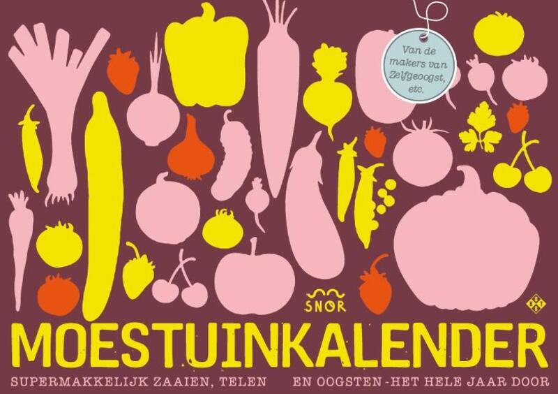 Omslag van boek: De moestuinkalender