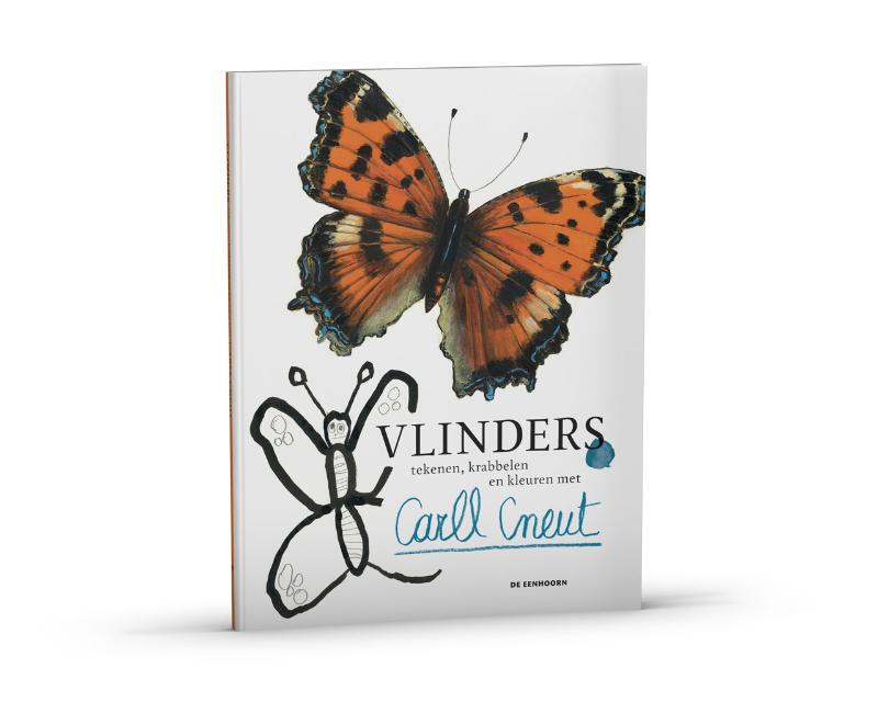 Omslag van boek: Vlinders tekenen, krabbelen en kleuren