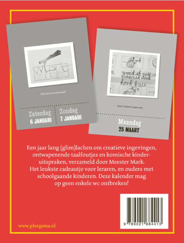2024Meester Mark Scheurkalender 2