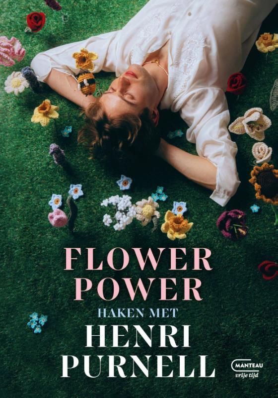 Omslag van boek: Flower Power, haken met Henri Purnell