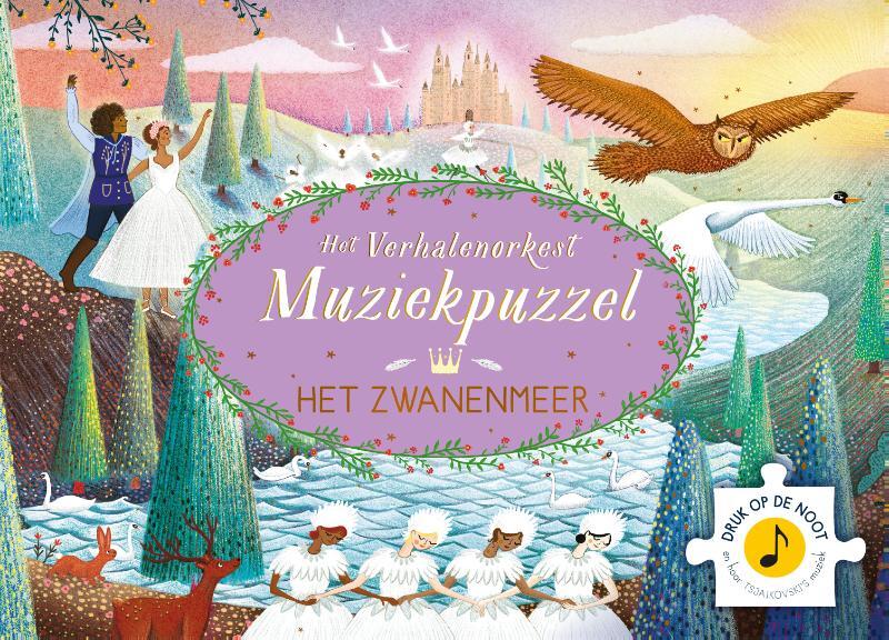 Omslag van boek: Muziekpuzzel - Het zwanenmeer