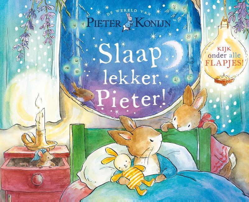 Omslag van boek: Pieter Konijn: Slaap lekker Pieter!