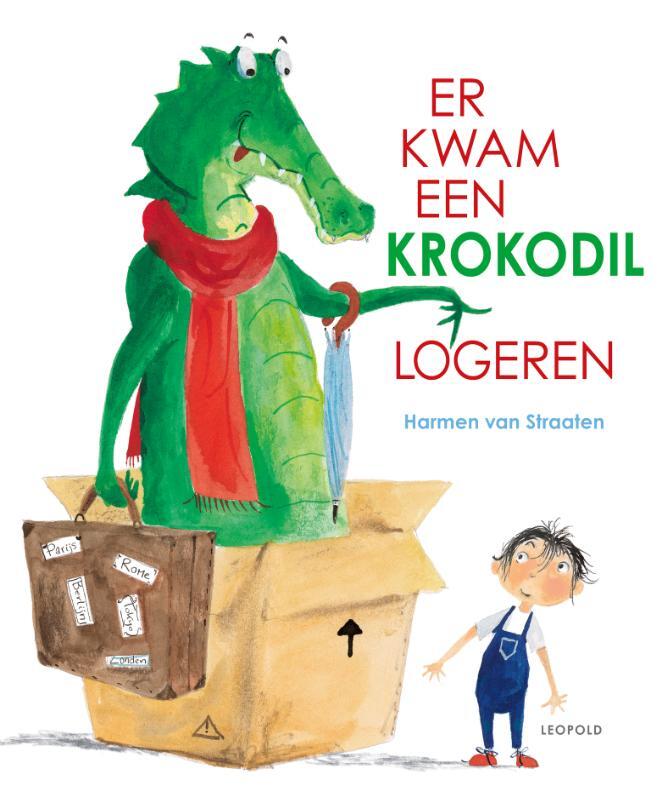 Omslag van boek: Er kwam een krokodil logeren