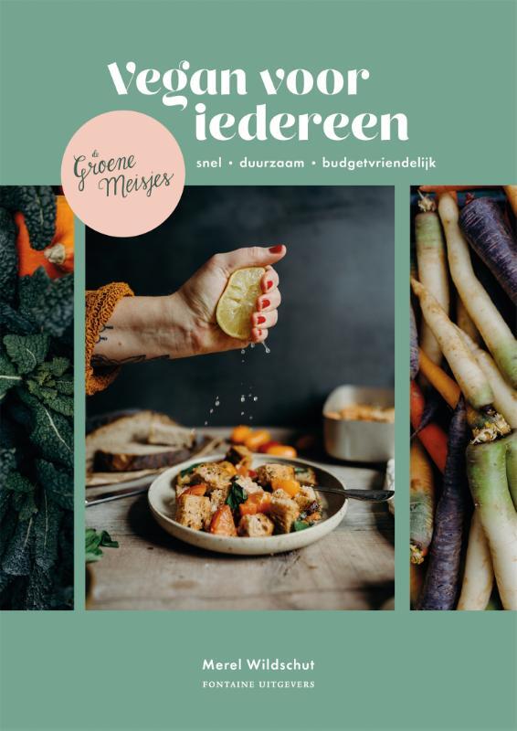 Omslag van boek: De Groene Meisjes: vegan voor iedereen