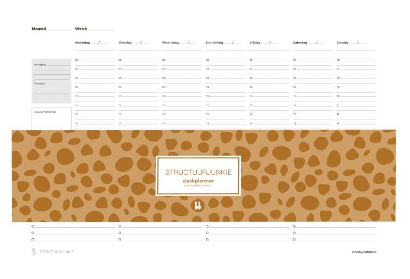 De Structuurjunkie deskplanner
