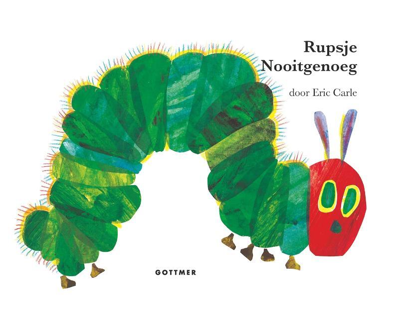 Omslag van boek: Rupsje Nooitgenoeg - Prentenboek