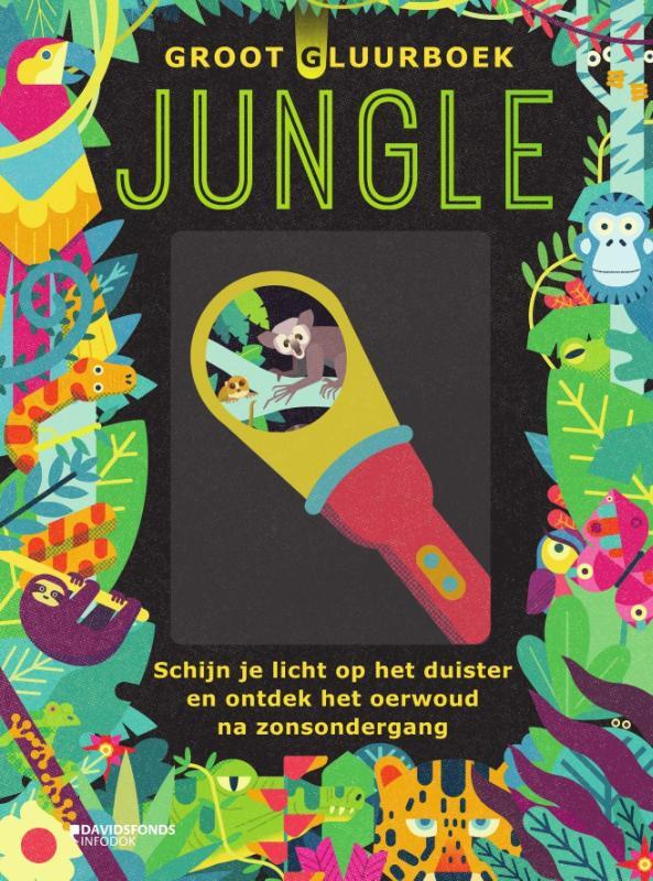 Omslag van boek: Groot gluurboek jungle