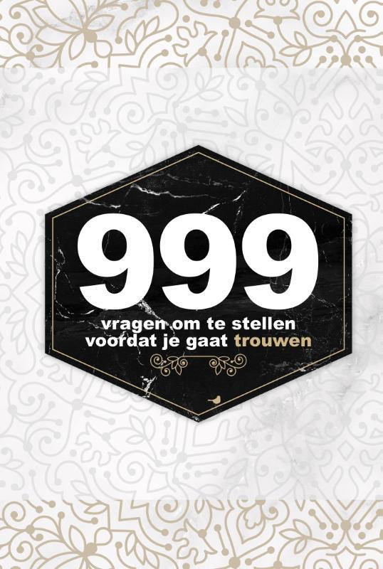 Omslag van boek: 999 vragen om te stellen voordat je gaat trouwen