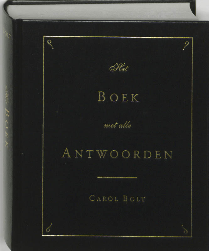 Omslag van boek: Het boek met alle antwoorden - geb