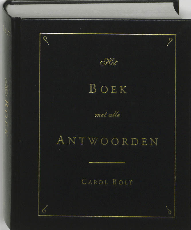 Omslag van boek: Het boek met alle antwoorden - geb