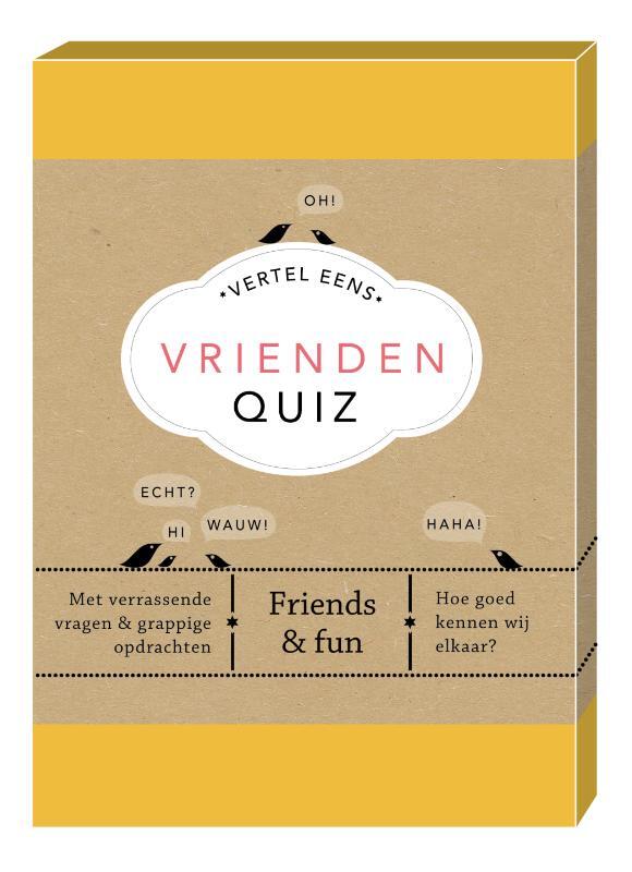 Omslag van boek: Vrienden Quiz