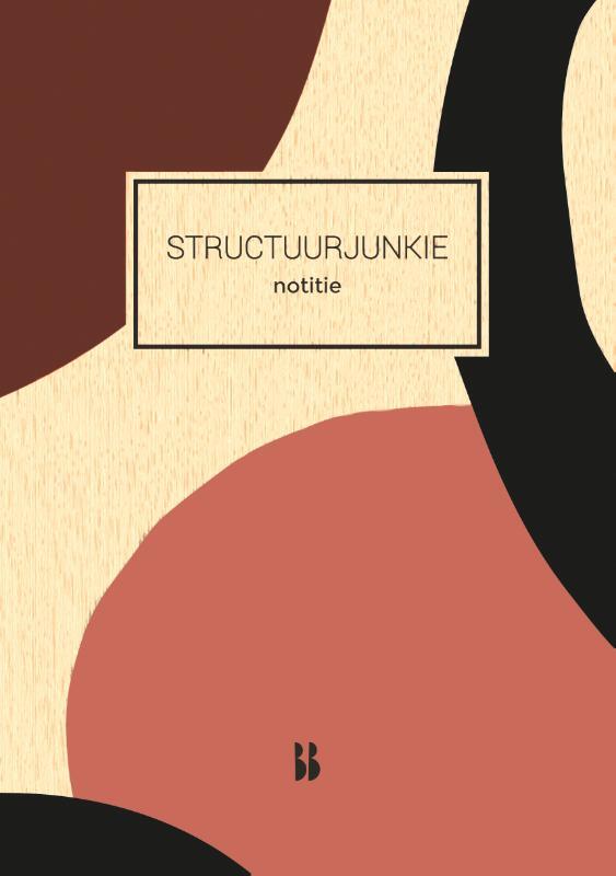 Omslag van boek: Structuurjunkie notitieboek (oudroze)