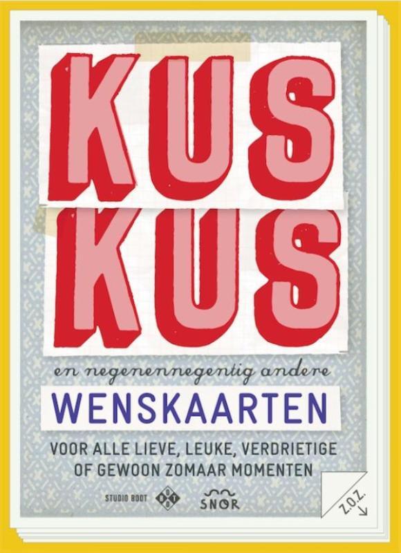 Omslag van boek: Kus kus en 99 andere wenskaarten