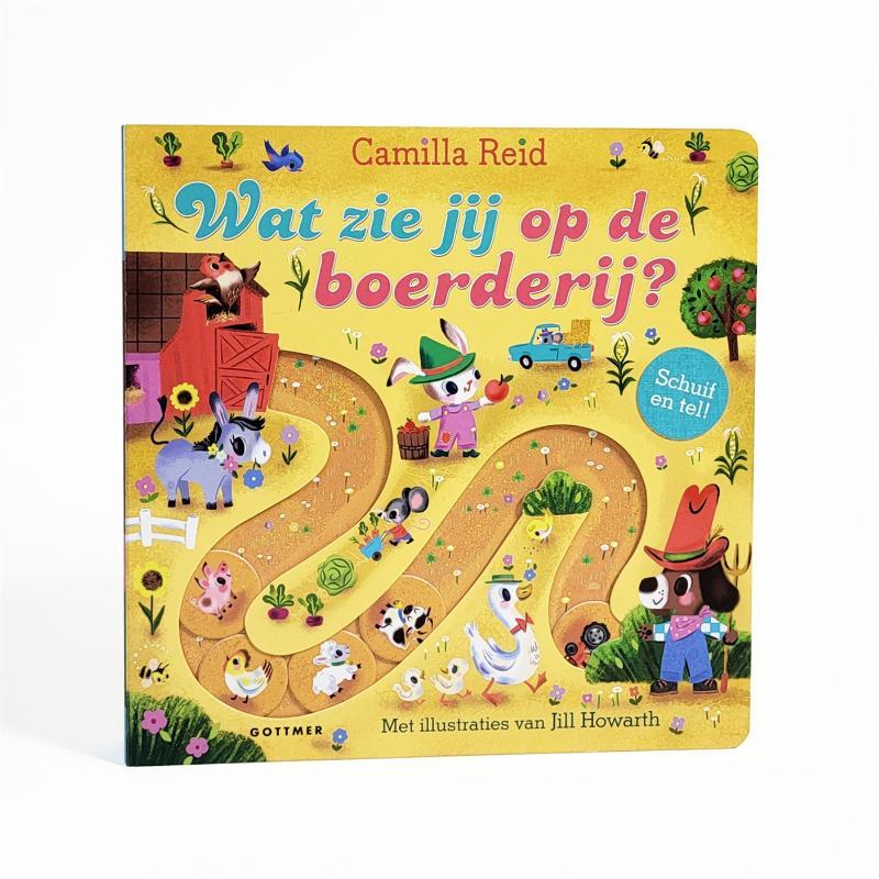 Omslag van boek: Wat zie jij op de boerderij?