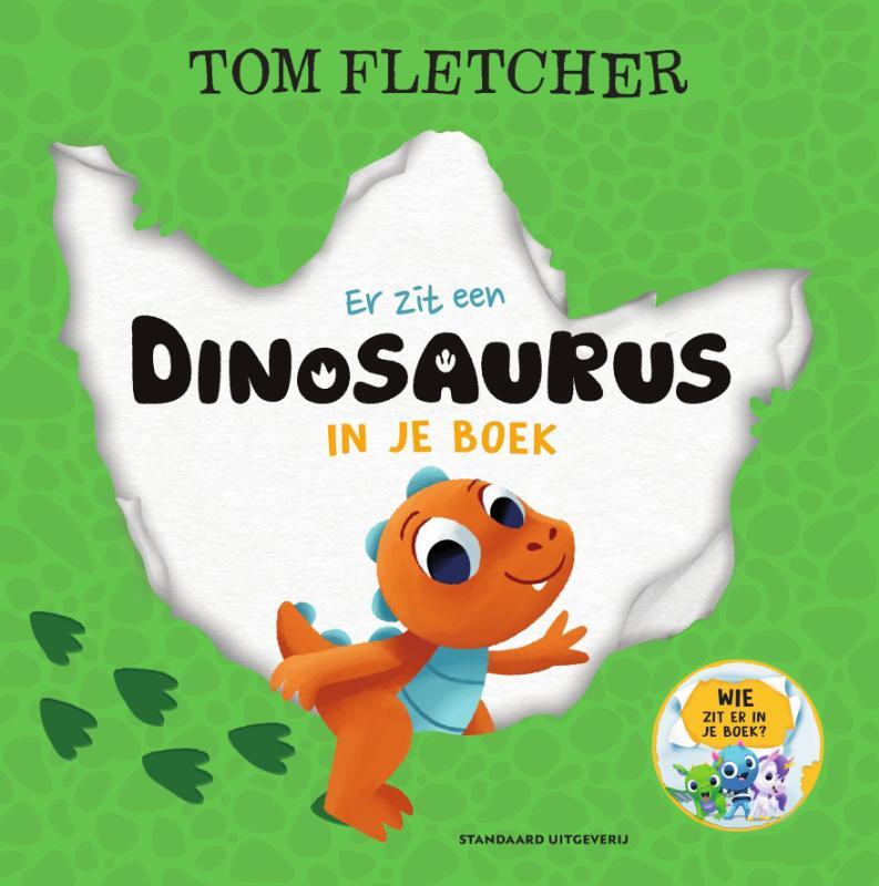 Omslag van boek: Er zit een dinosaurus in je boek